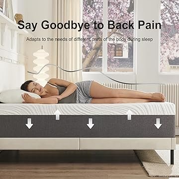 Twirest Memory Foam Mattress ?C Medium Firm Cooling Mattress in a Box, 18/20cm Thick, Breathable Washable Cover, Fiberglass-Free - Image 6